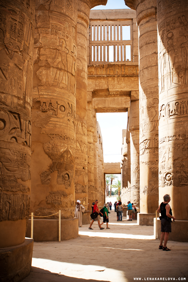 Charming ancient Luxor temple in Egypt