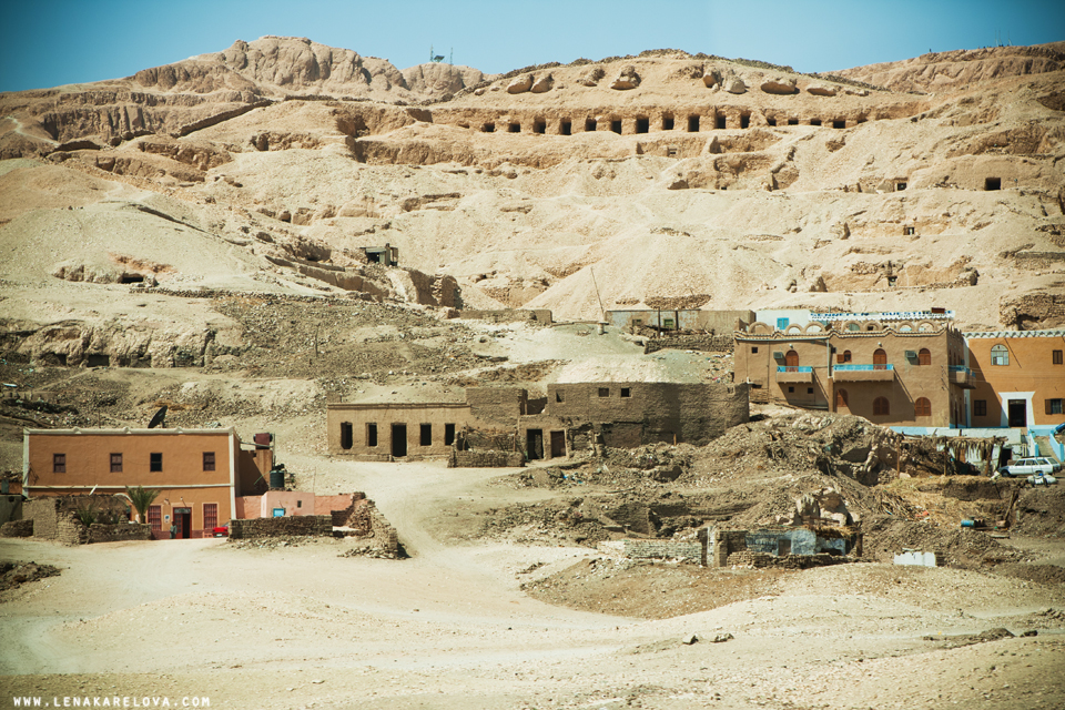 Valley of death in Luxor a southern city of Egypt by Lena Karelova