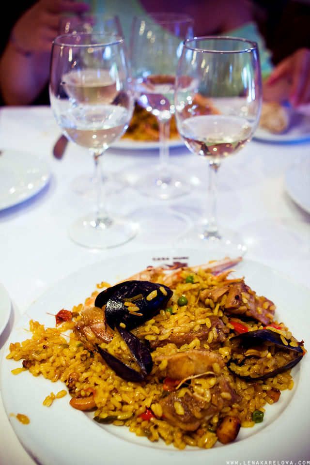Palleda del típico arroz de la delta del Ebro- restaurante Casa Nuri 