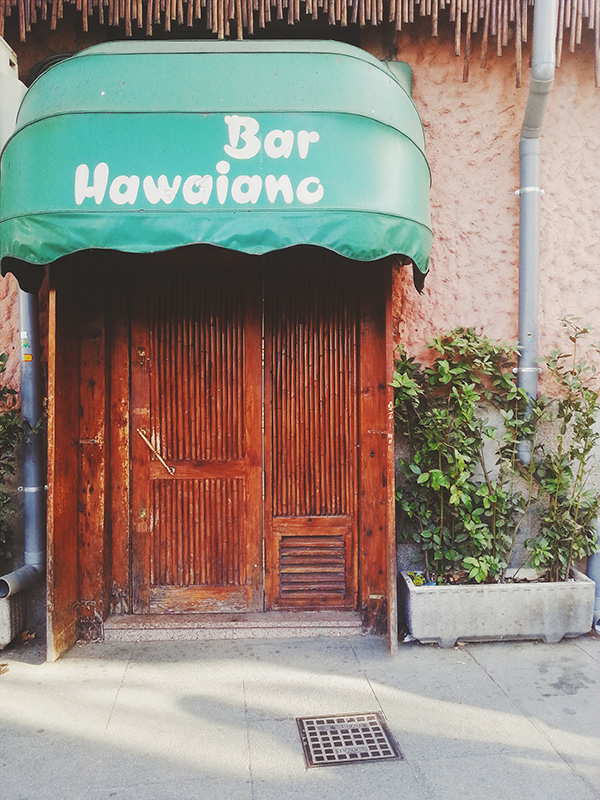 Madrid Bar Hawaiano, vsco process, Lena Karelova fotografía