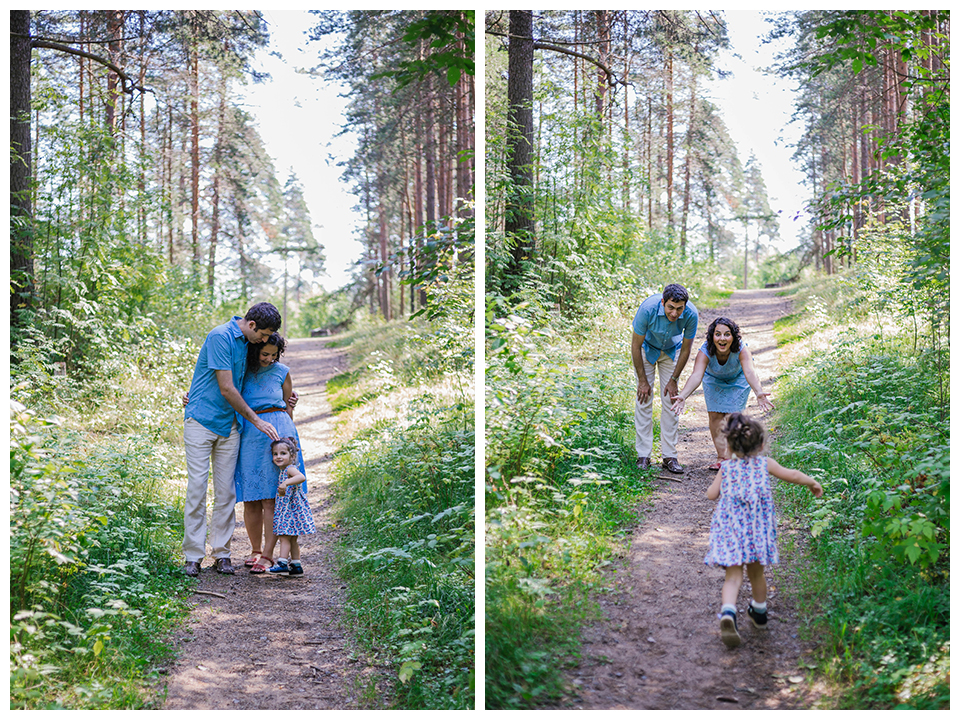 Outdoor family portraits in Saint Petersburg. Family portrait photography by Lena Karelova - wedding and family photographer .