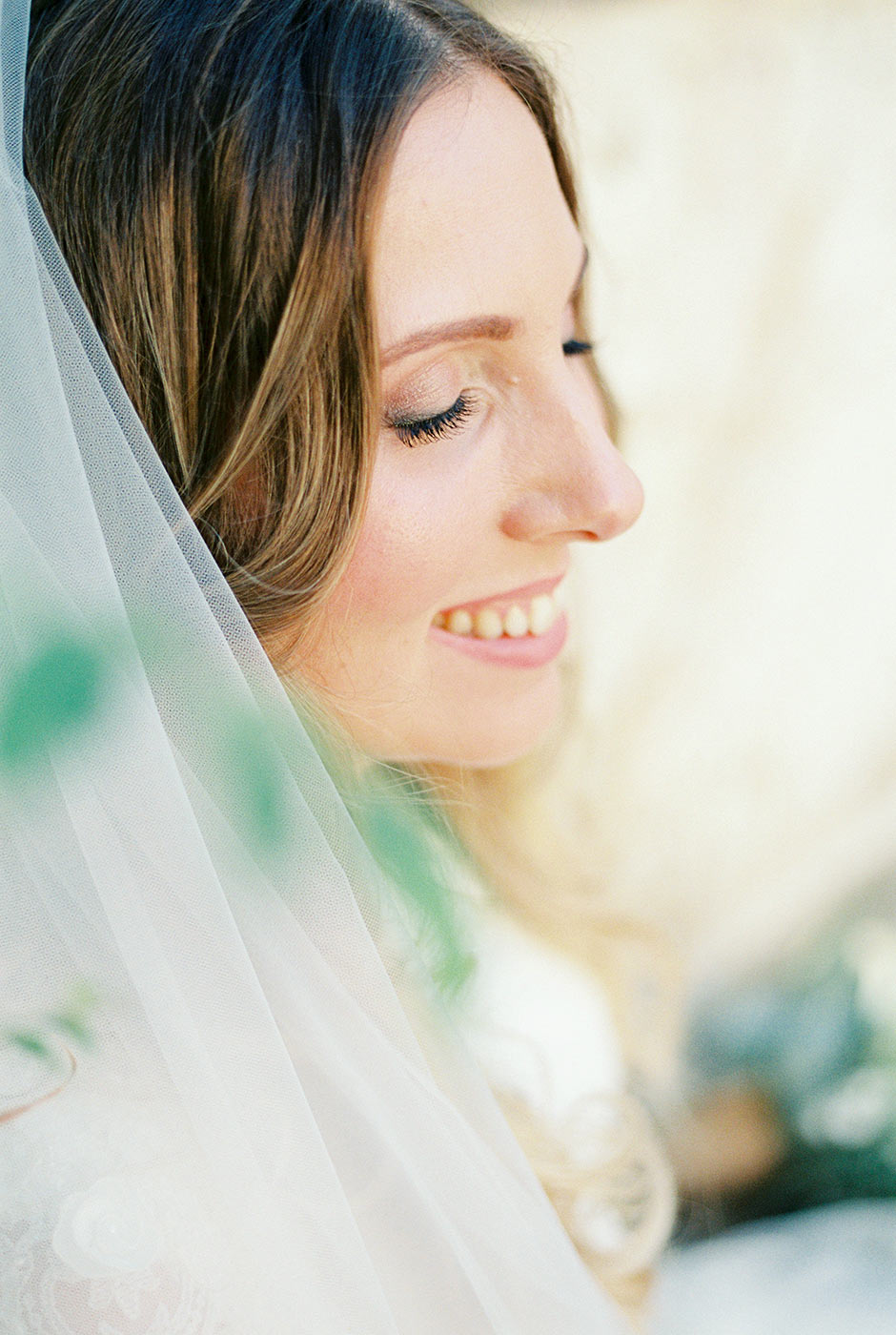 Bride's portrait | Fine Art Photographer | Lena Karelova Photography | Destination Wedding Photographer Barcelona |Film Wedding Photographer